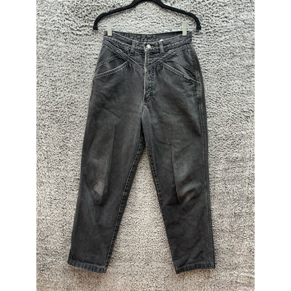 Vintage Rocky Mountain High‎ Rise Dark Wash Denim Jean Black Womens Size 29 / 9